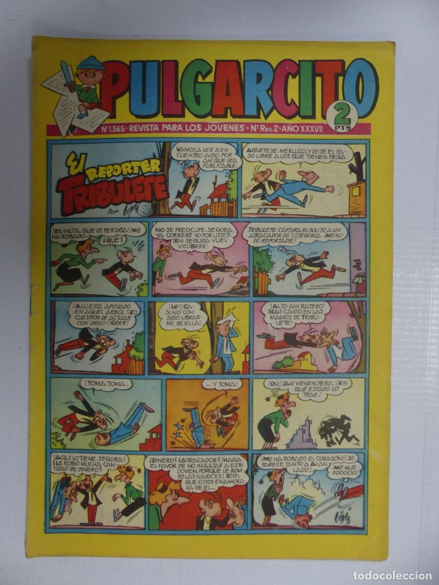 Tebeos: REVISTA PARA LOS JOVENES PULGARCITO N&ordm; 1365