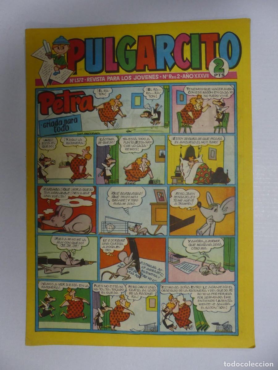 Tebeos: REVISTA PARA LOS JOVENES PULGARCITO N&ordm; 1372