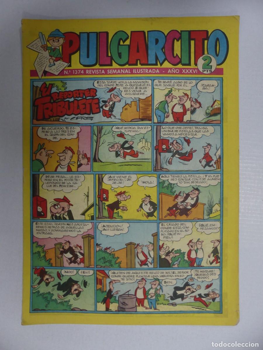 Tebeos: REVISTA SEMANAL ILUSTRADA PULGARCITO N&ordm;1374