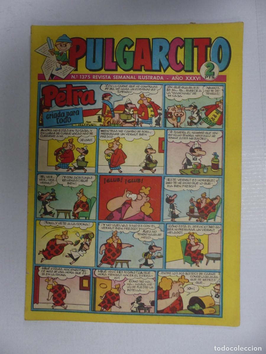 Tebeos: REVISTA SEMANAL ILUSTRADA PULGARCITO N&ordm; 1375