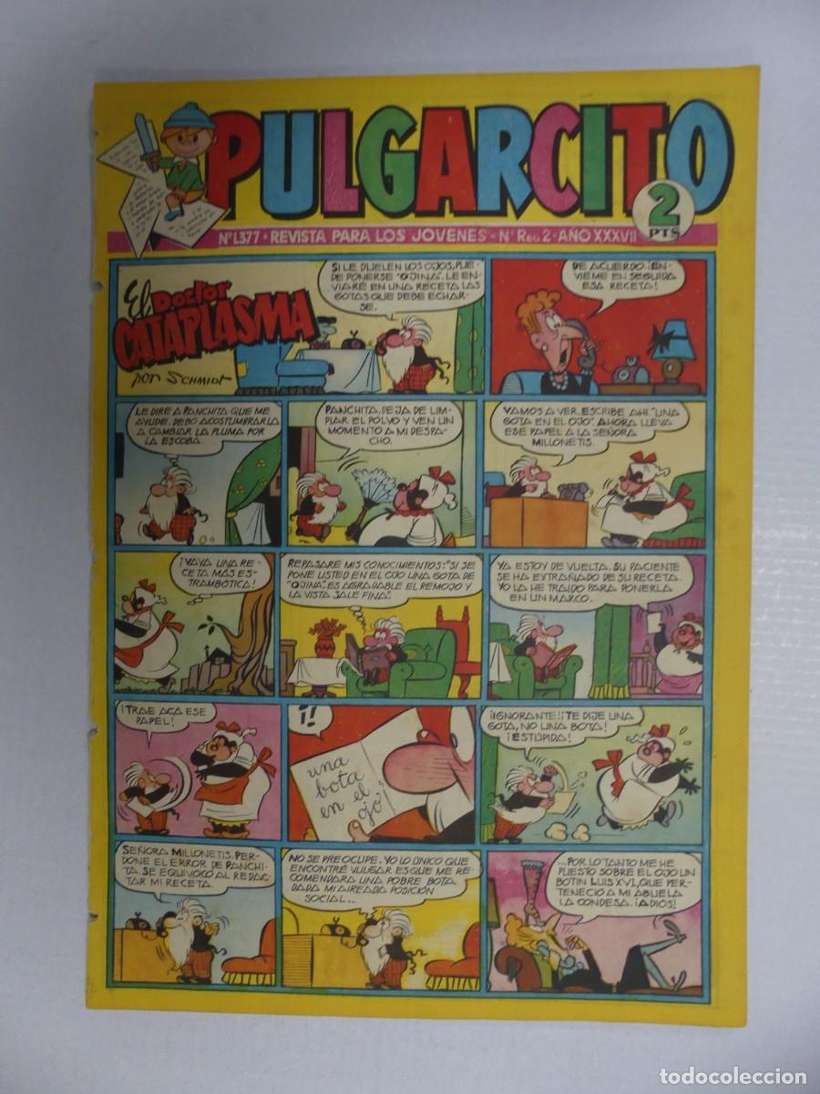 Tebeos: REVISTA SEMANAL ILUSTRADA PULGARCITO N&ordm; 1377
