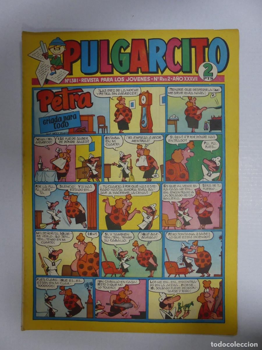 Tebeos: REVISTA PARA LOS JOVENES PULGARCITO N&ordm; 1381
