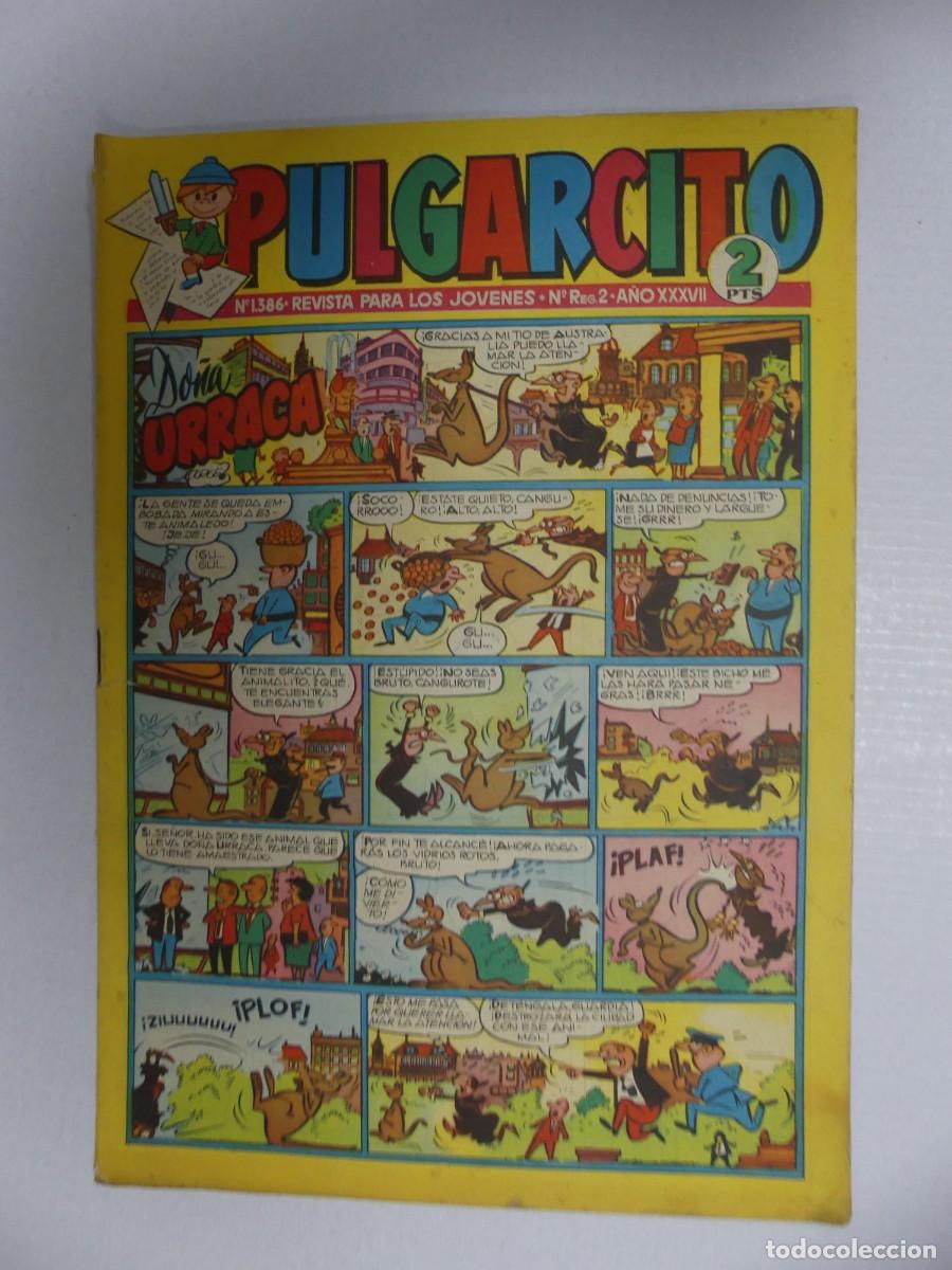 Tebeos: REVISTA PARA LOS JOVENES PULGARCITO N&ordm; 1386