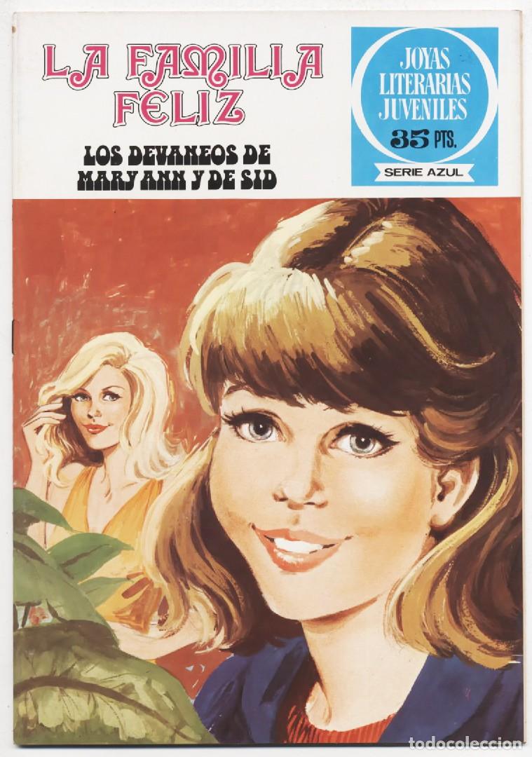 Tebeos: JOYAS LITERARIAS JUVENILES SERIE AZUL FAMILIA FELIZ N&ordm; 50 DEVANEOS MARY ANN Y SID 1979 EXCELENTE