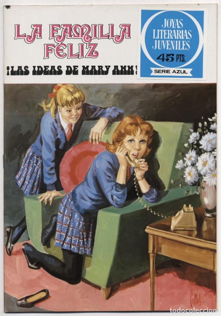 Tebeos: JOYAS LITERARIAS JUVENILES SERIE AZUL LA FAMILIA FELIZ N&ordm; 13 LAS IDEAS DE MARY ANN 1978 EXCELENTE