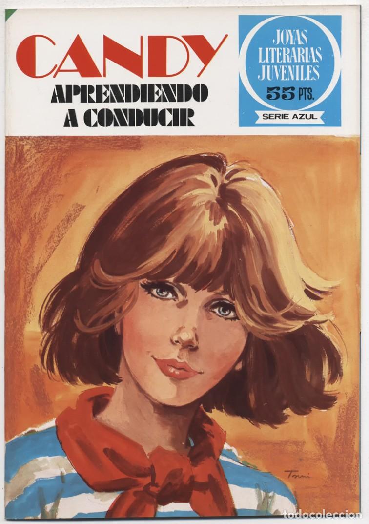 Tebeos: JOYAS LITERARIAS JUVENILES SERIE AZUL CANDY N&ordm; 61 APRENDIENDO A CONDUCIR BRUGUERA 1981 EXCELENTE