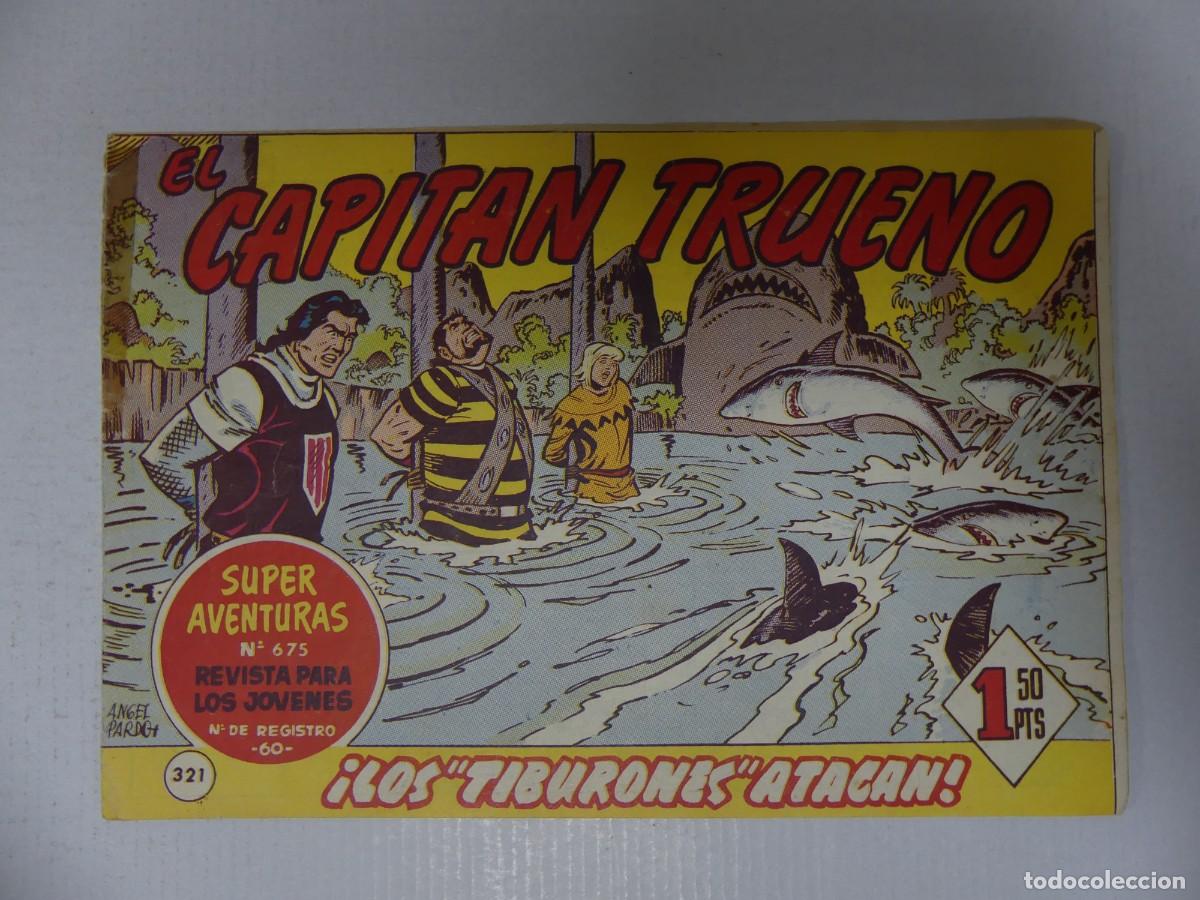 Tebeos: COMIC - EL CAPITAN TRUENO &ndash; LOS TIBURONES ATACAN