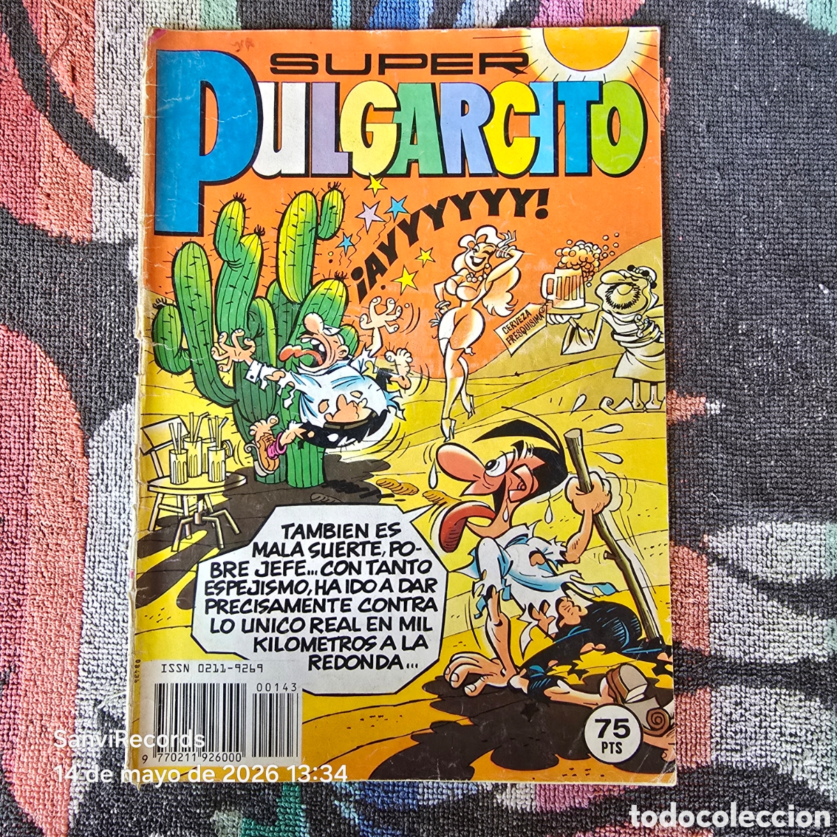 Tebeos: SUPER PULGARCITO 143 (BRUGUERA)
