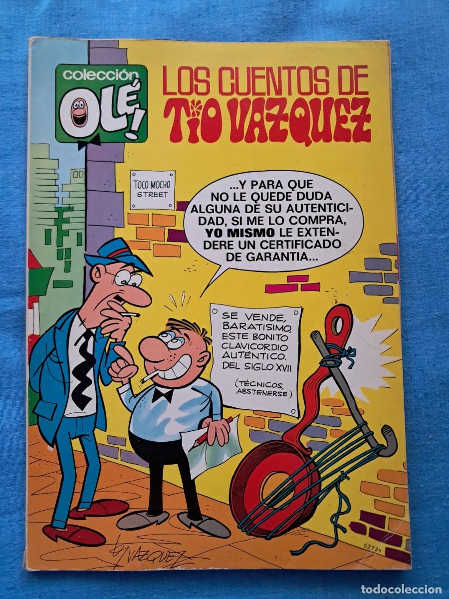 Tebeos: C&Oacute;MIC &rdquo;OL&Eacute;&rdquo; N&ordm; 25 DE LOS CUENTOS DEL T&Iacute;O V&Aacute;ZQUEZ DE EDITORIAL BRUGUERA CON N&Uacute;MERO EN EL LOMO