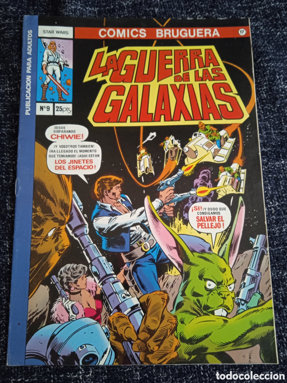 Tebeos: LA GUERRA DE LAS GALAXIAS N&ordm; 9 -ED. BRUGUERA. - STAR WARS