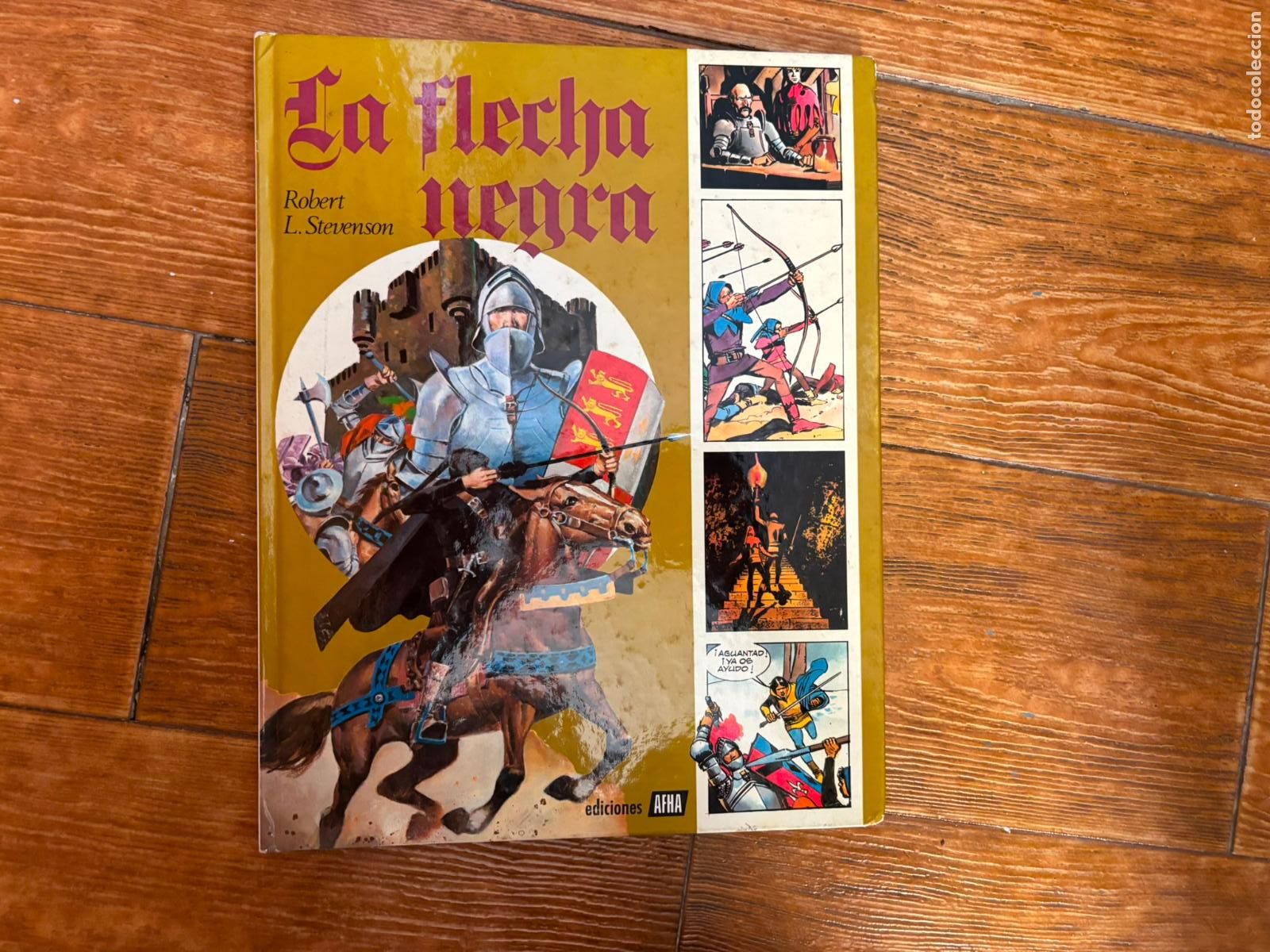 Tebeos: GRANDES AVENTURAS ILUSTRADAS N&ordm; 6 FLECHA NEGRA TIERRA DIBUJADO RAMON DE LA FUENTE EDICIONES AFHA