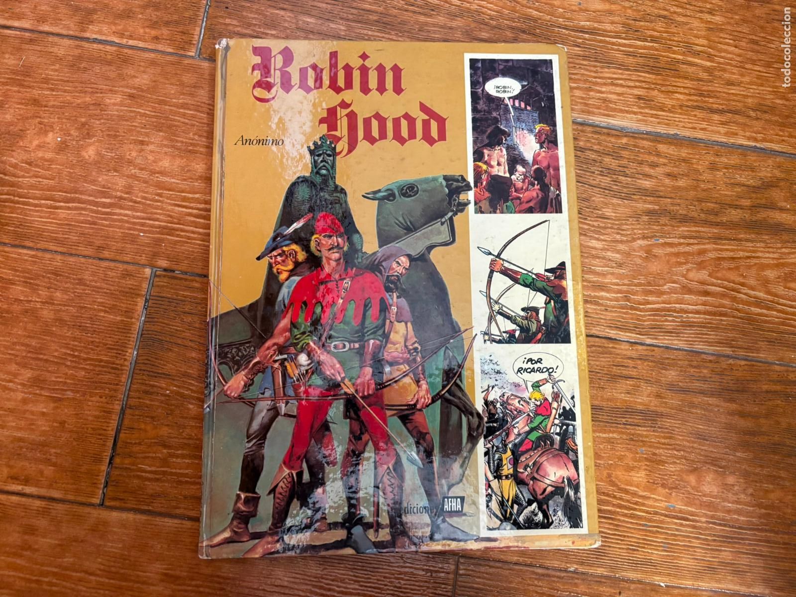Tebeos: GRANDES AVENTURAS ILUSTRADAS N&ordm; 3 ROBIN HOOD DIBUJADO RAMON DE LA FUENTE EDICIONES AFHA