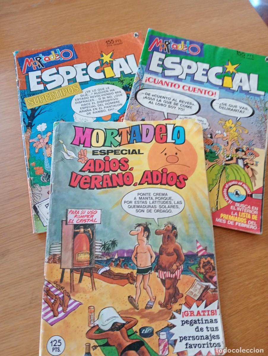 Tebeos: LOTE CON 3 EJEMPLARES DE MORTADELO ESPECIAL (DE 211). GRAPA. BRUGUERA. 1984 &ndash; 86.