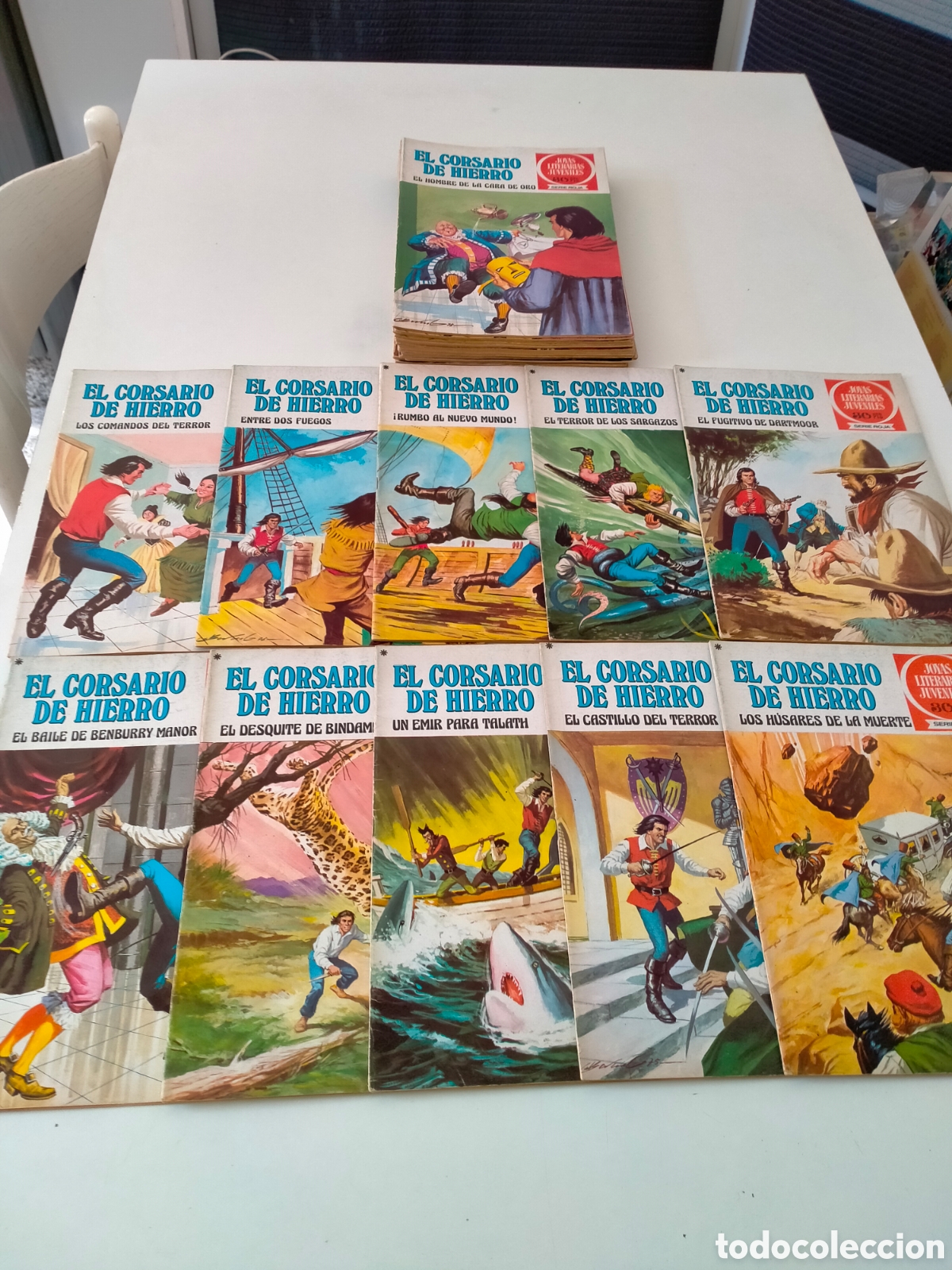Tebeos: LOTE 27 EL CORSARIO DE HIERRO JOYAS LITERARIAS JUVENILES EDITORIAL BRUGUERA