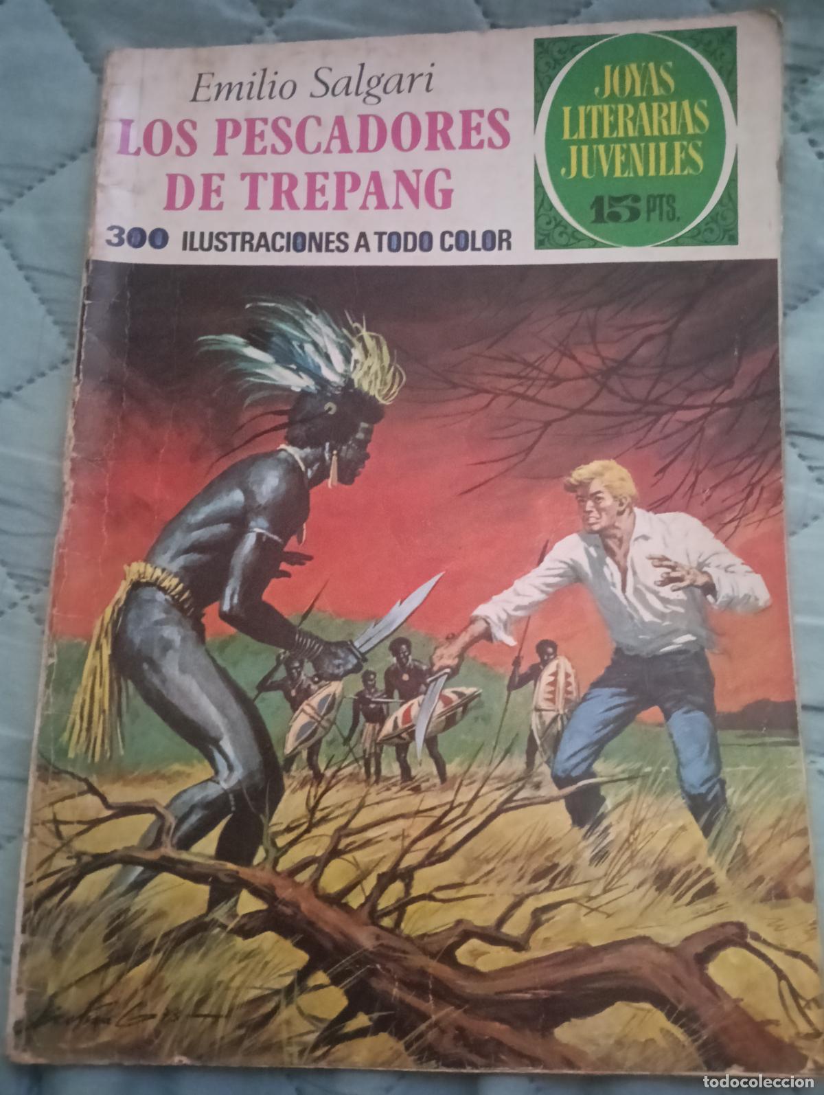 Tebeos: JOYAS LITERARIAS JUVENILES. N&ordm; 85. LOS PESCADORES DE TREPANG. BRUGUERA 1973. 1&ordf; EDICION