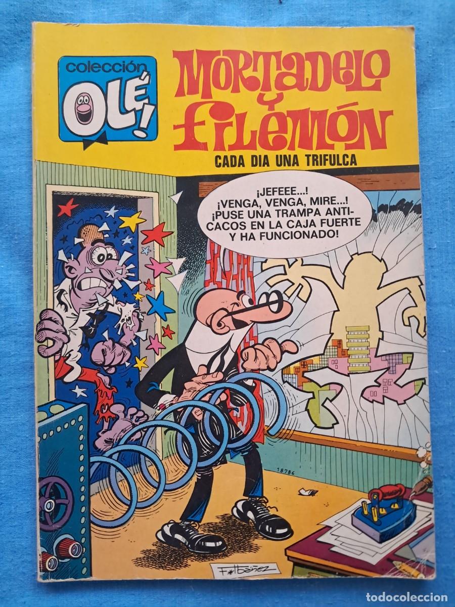 Tebeos: C&Oacute;MIC &rdquo;OL&Eacute;&rdquo; N&ordm; 87 DE MORTADELO Y FILEM&Oacute;N DE EDITORIAL BRUGUERA CON N&Uacute;MERO EN EL LOMO