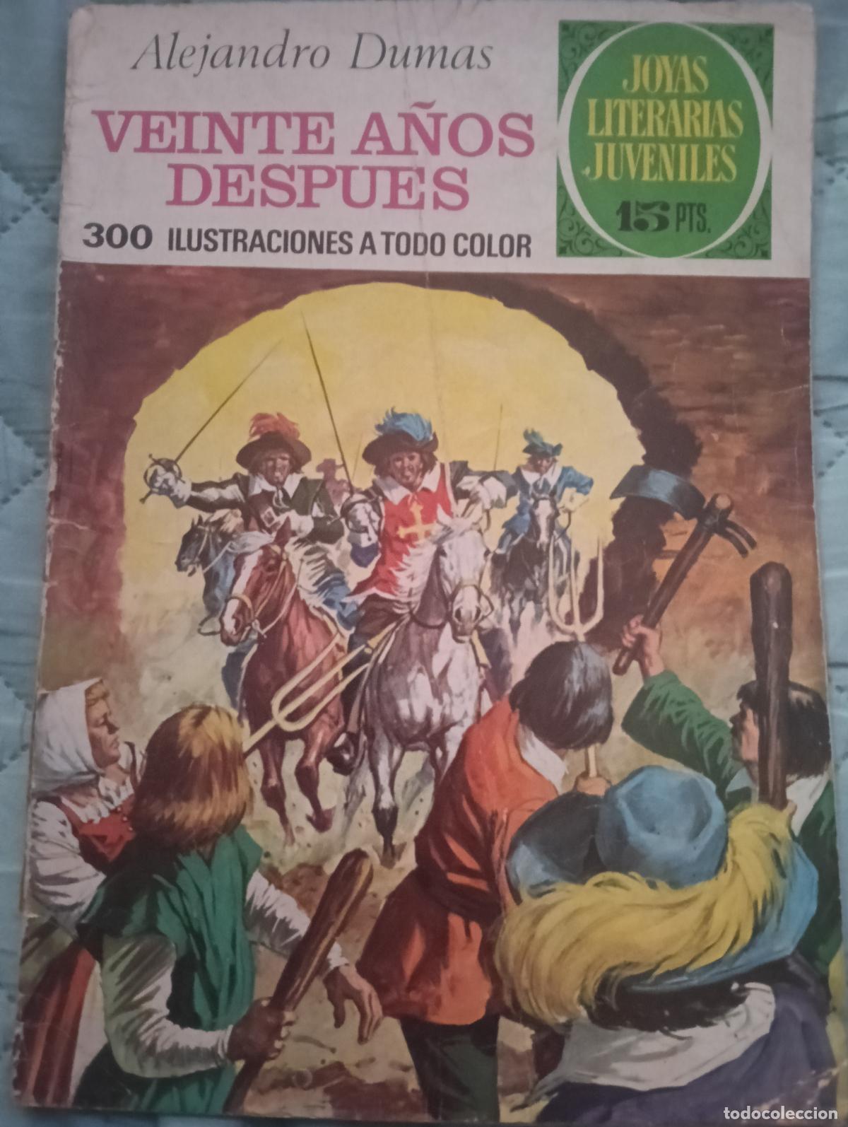 Tebeos: JOYAS LITERARIAS JUVENILES. N&ordm; 97. VEINTE A&Ntilde;OS DESPU&Eacute;S . BRUGUERA 1973. 1&ordf; EDICION