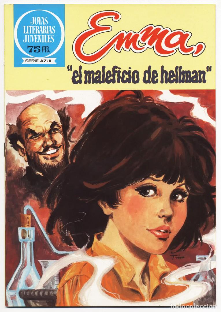 Tebeos: JOYAS LITERARIAS JUVENILES SERIE AZUL EMMA N&ordm;88 EL MALEFICIO DE HELLMAN EXCELENTE 1983