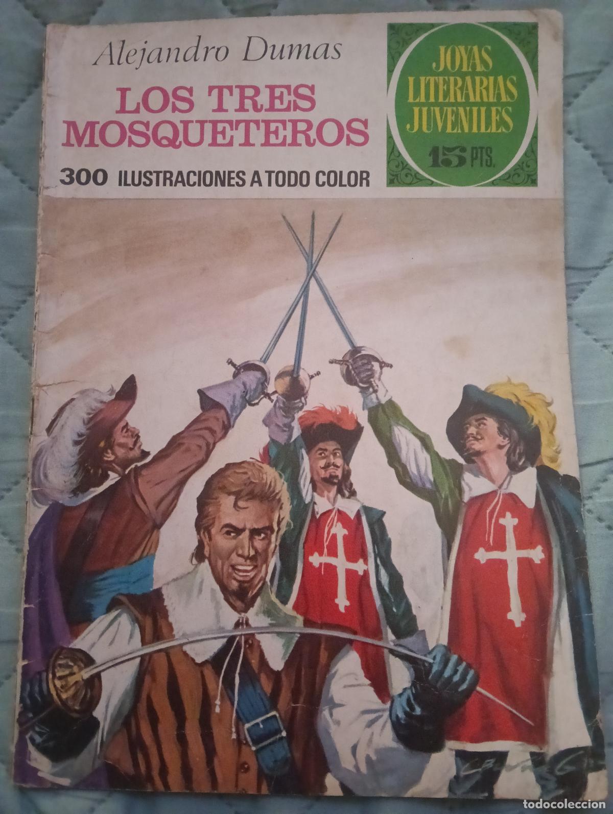 Tebeos: JOYAS LITERARIAS JUVENILES. N&ordm; 96. LOS TRES MOSQUETEROS . BRUGUERA 1974 1&ordf; ED