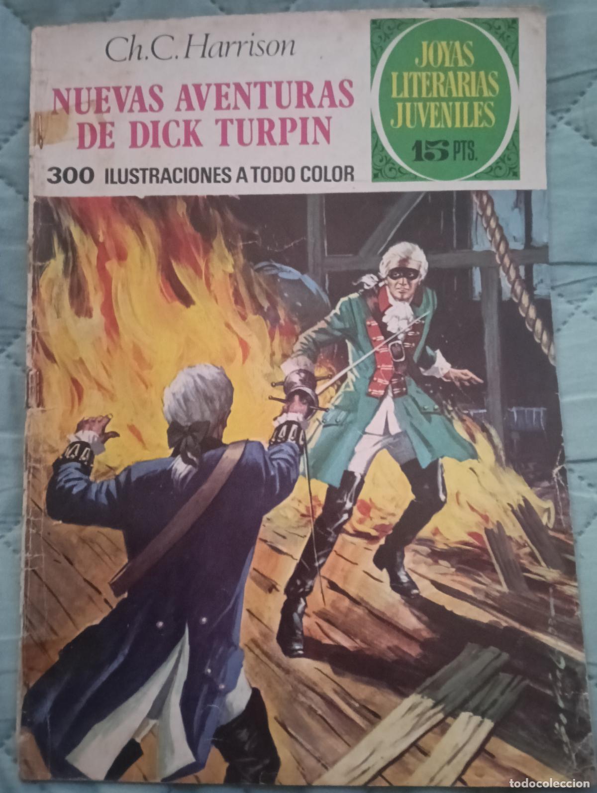Tebeos: JOYAS LITERARIAS JUVENILES. N&ordm; 92. NUEVAS AVENTURAS DICK TURPIN . BRUGUERA 1973 1&ordf; ED