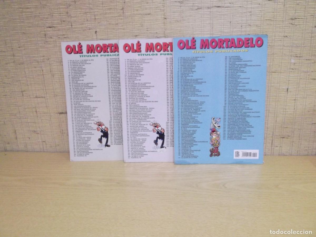 Tebeos: Lote de 3 comics de Mortadelo y Filem&oacute;n.Ol&eacute;! Ediciones B - Foto 4