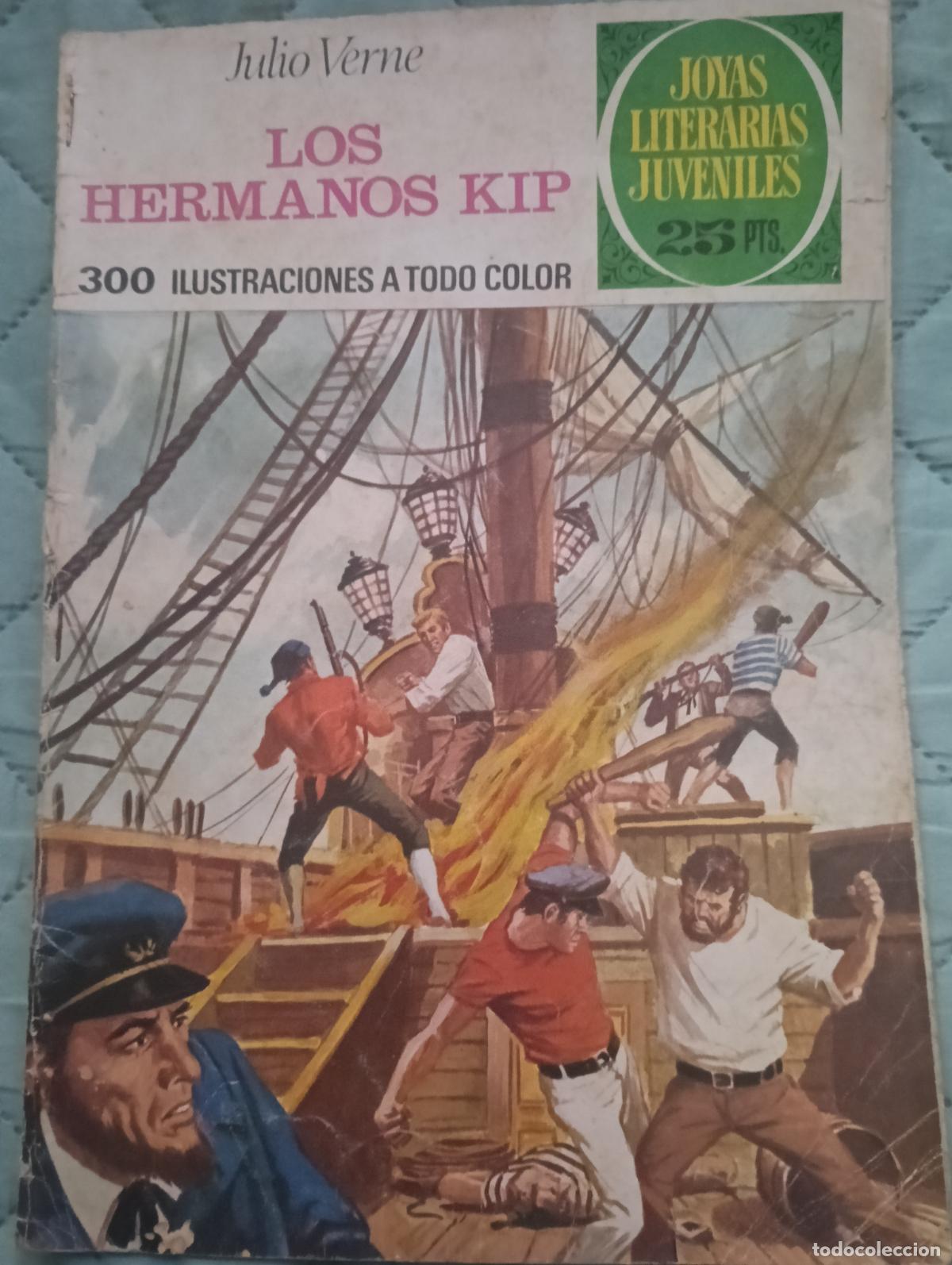Tebeos: JOYAS LITERARIAS JUVENILES. N&ordm; 158. LOS HERMANO KIP . BRUGUERA 1976 1&ordf; ED