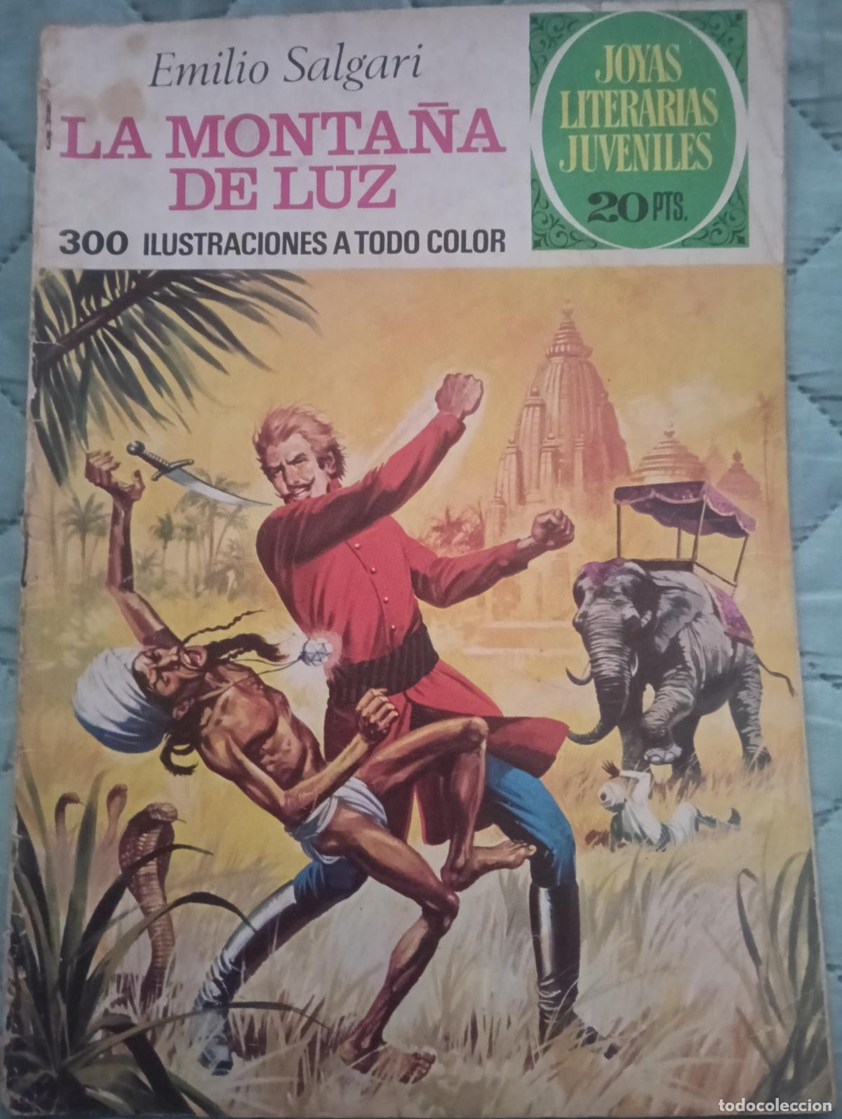 Tebeos: JOYAS LITERARIAS JUVENILES. N&ordm; 121. LA MONTA&Ntilde;A DE LUZ . BRUGUERA 1975 1&ordf; ED