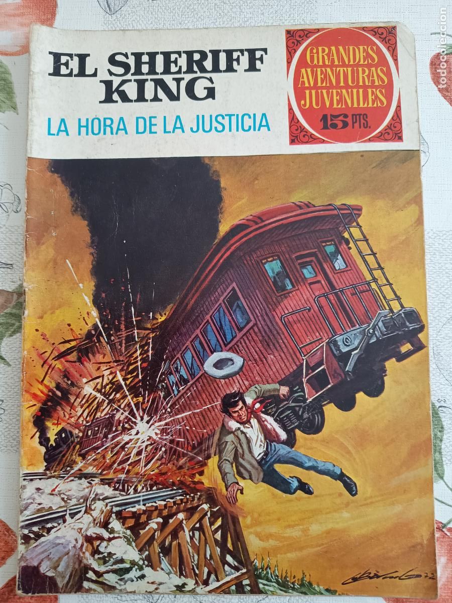Tebeos: SHERIFF KING N&ordm; 23 LA HORA DE LA JUSTICIA. PRIMERA EDICION (BRUGUERA) (COIB245)