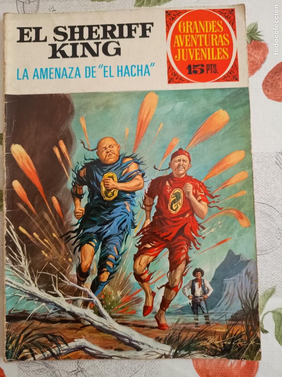 Tebeos: SHERIFF KING N&ordm; 35 LA AMENAZA DEL HACHA BRUGUERA