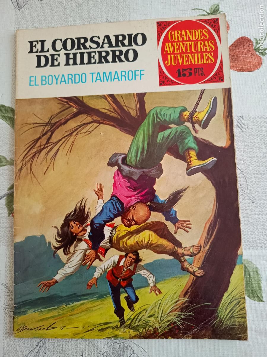 Tebeos: EL CORSARIO DE HIERRO N&ordm; 37 EL BOYARDO TAMAROFF BRUGUERA