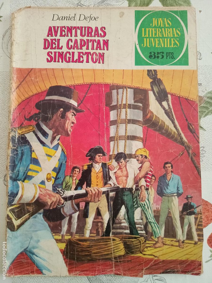 Tebeos: JOYAS LITERARIAS JUVENILES N&ordm;10 AVENTURAS DEL CAPITAN SINGLETON -EDITORIAL BRUGUERA