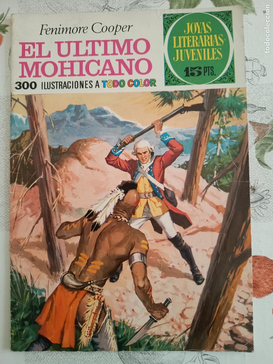 Tebeos: JOYAS LITERARIAS JUVENILES N&ordm;12 EL ULTIMO MOHICANO BRUGUERA 1&ordf; ED LABERINTO ROJO