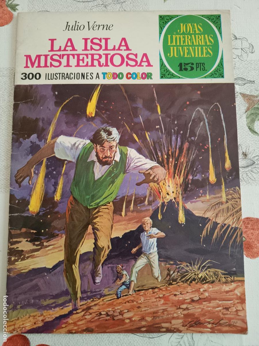 Tebeos: JOYAS LITERARIAS JUVENILES N&ordm;13 LA ISLA MISTERIOSA BRUGUERA 1&ordf; ED LABERINTO ROJO