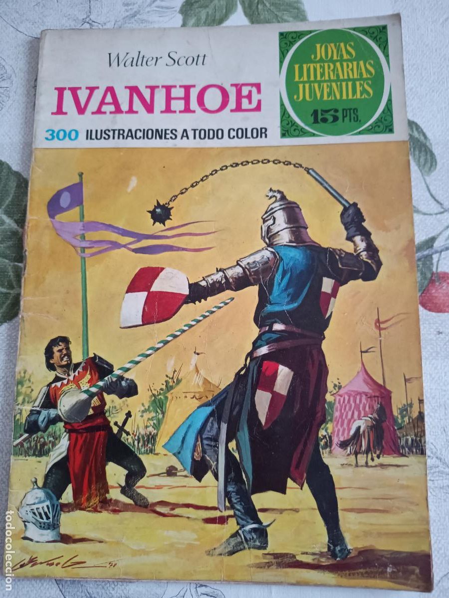Tebeos: JOYAS LITERARIAS JUVENILES N&ordm;16 IVANHOE BRUGUERA LABERINTO ROJO