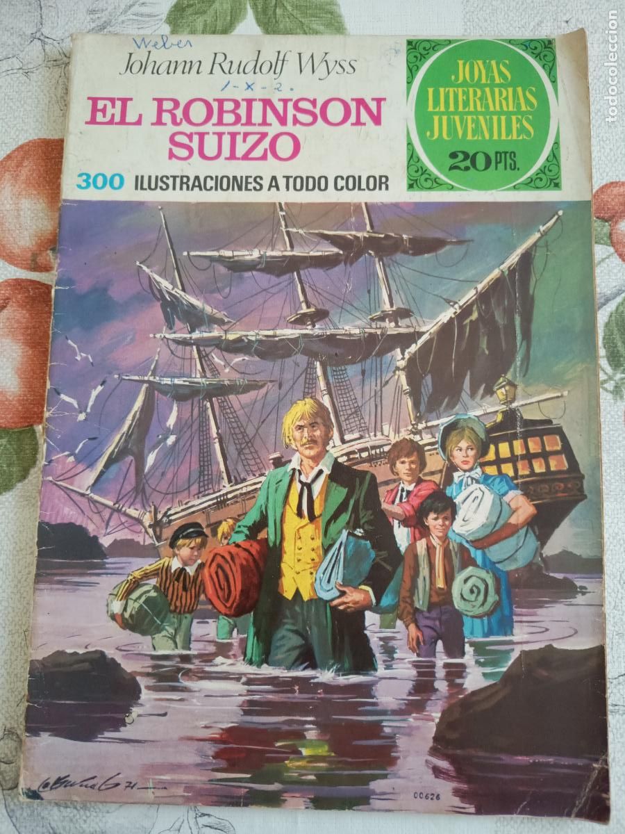 Tebeos: JOYAS LITERARIAS JUVENILES N&ordm;23 EL ROBINSON SUIZO BRUGUERA