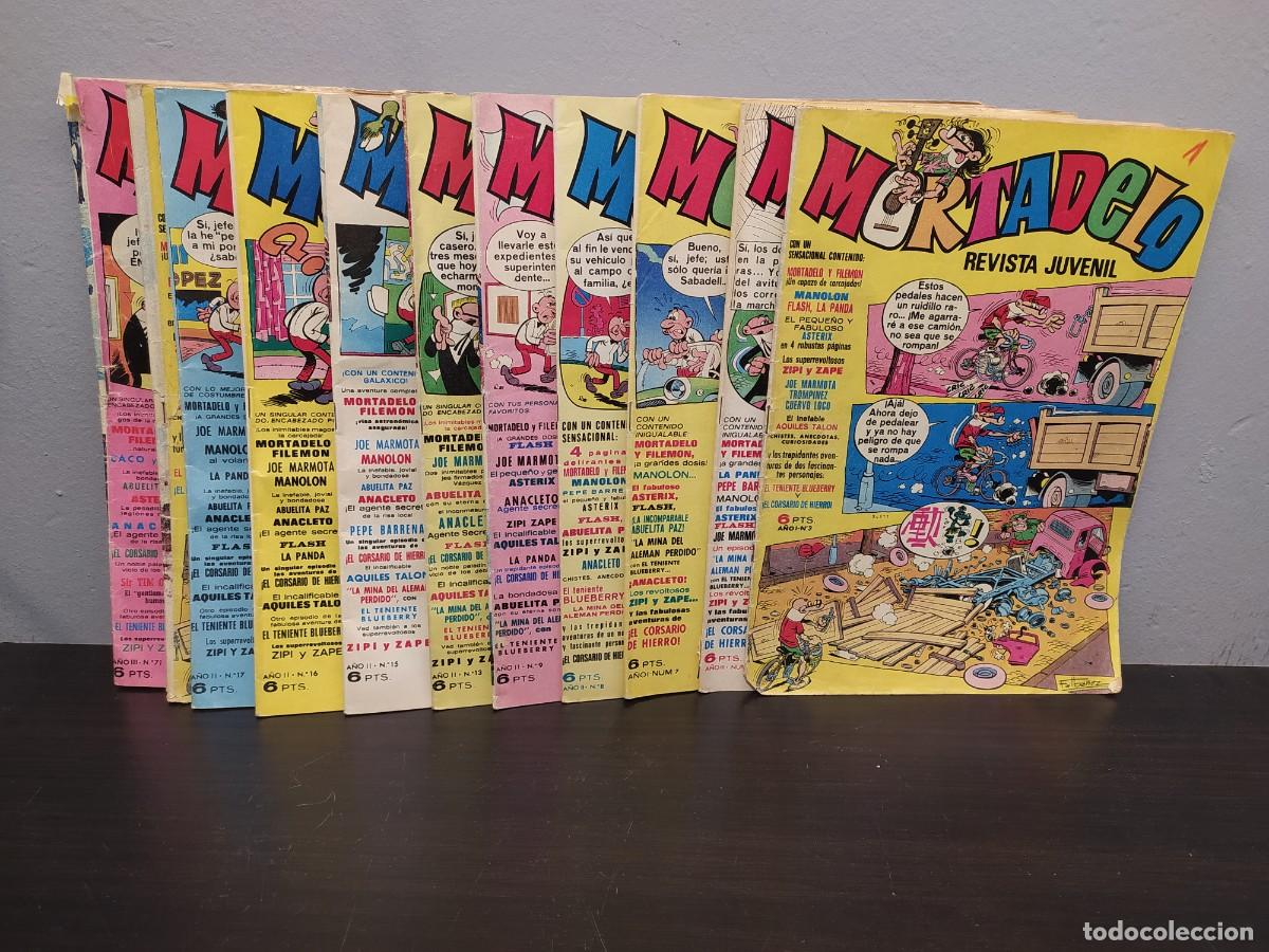 Tebeos: LOTE COMICS BRUGUERA MORTADELO PRIMEROS NUMEROS -LOTE 12 TEBEOS-