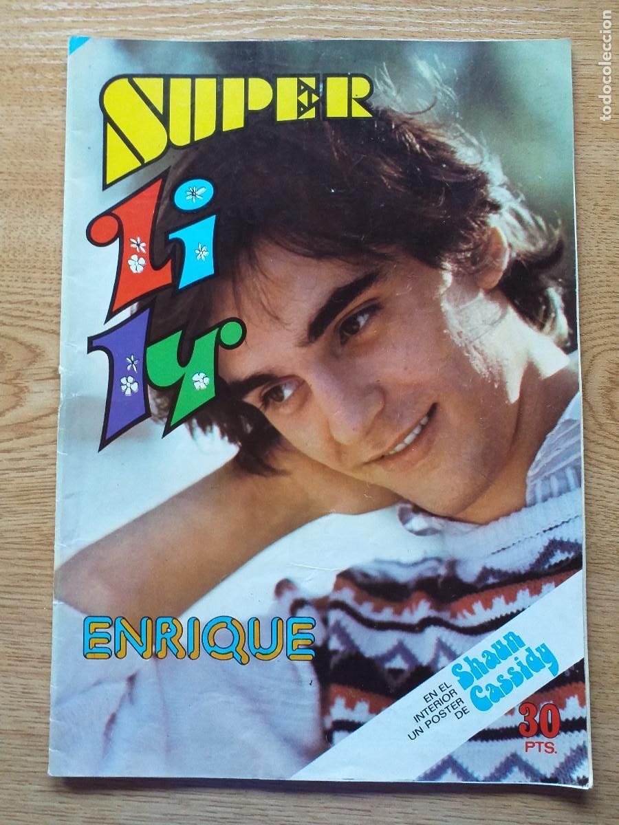Tebeos: SUPER LILY - N&ordm; 23 - CONSERVA EL POSTER DE SHAUN CASSIDY - 1977 BRUGUERA