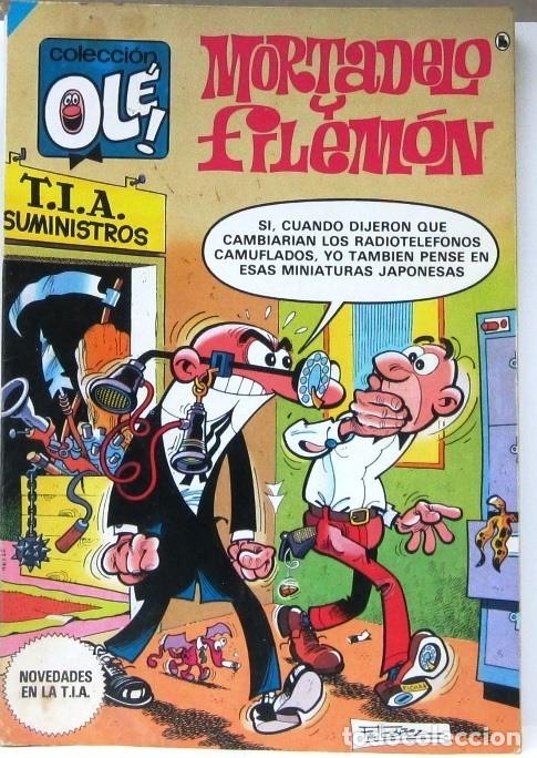 Tebeos: MORTADELO Y FILEMON - COLECCION OLE N&ordm; 215 - NOVEDADES EN LA T.I.A - COMIC