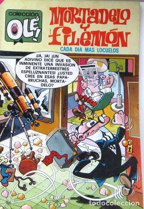 Tebeos: MORTADELO Y FILEMON-COLECCION OLE N&ordm; 142 - CADA DIA MAS LOCUELOS -COMIC