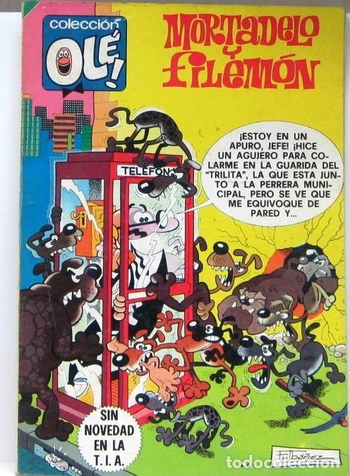 Tebeos: MORTADELO Y FILEMON-COLECCION OLE N&ordm; 203 -SIN NOVEDAD EN LA T.I.A. -COMIC