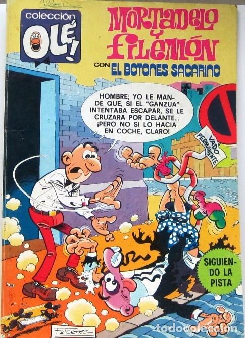 Tebeos: MORTADELO Y FILEMON-COLECCION OLE N&ordm;202- CON EL BOTONES SACARINO -COMIC