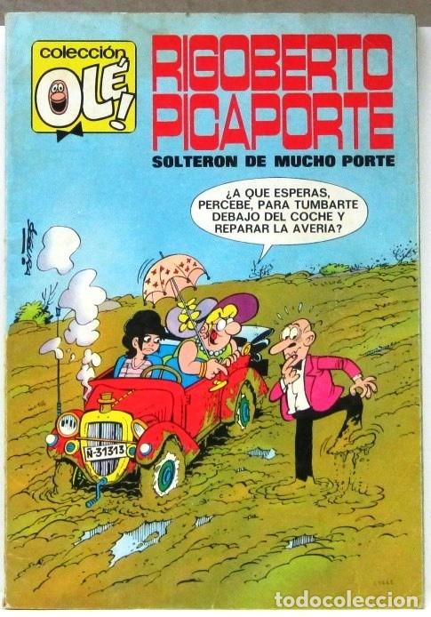 Tebeos: COLECCION OLE - RIGOBERTO PICAPORTE - N&ordm; 7 - SOLTERON DE MUCHO PORTE - COMIC