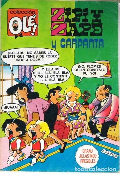 Tebeos: ZIPI Y ZAPE - COLECCION OLE N&ordm; 201 - CARPANTA GRANUJILLAS INCORREGIBLES - COMIC