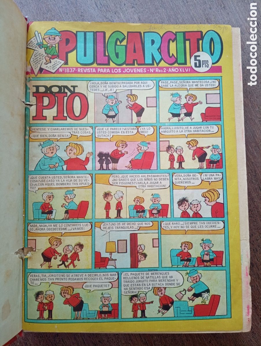 Tebeos: TOMO PULGARCITO BRUGUERA 1966