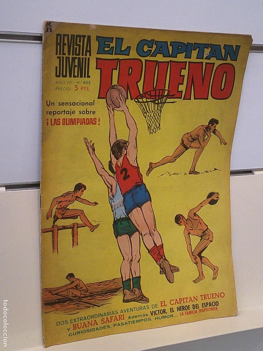 Tebeos: CAPITAN TRUENO REVISTA N&ordm; 402 - BRUGUERA