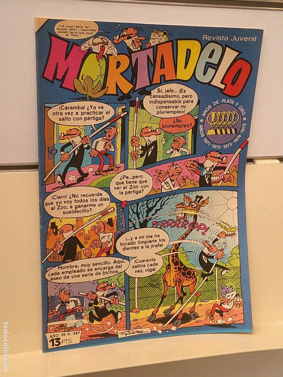 Tebeos: MORTADELO REVISTA N&ordm; 287 - BRUGUERA