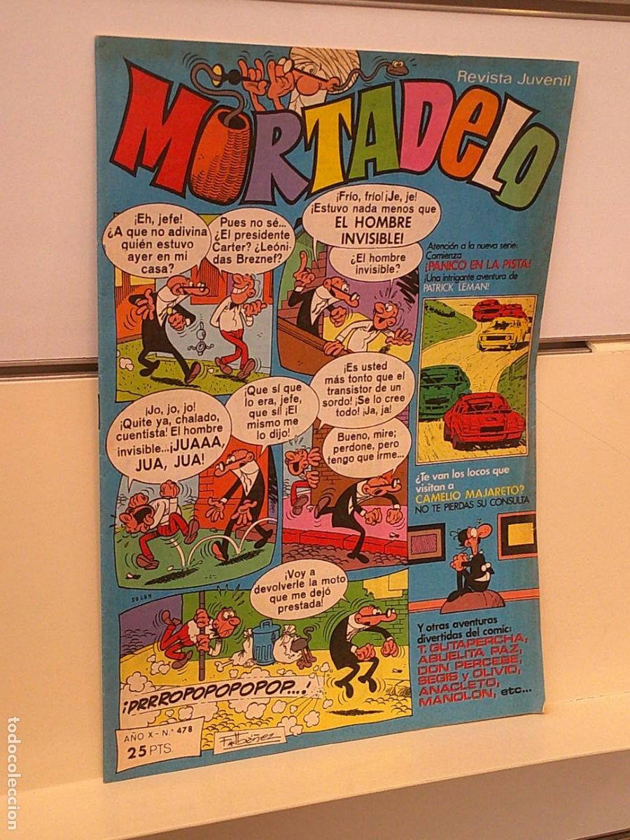 Tebeos: MORTADELO REVISTA N&ordm; 478 - BRUGUERA
