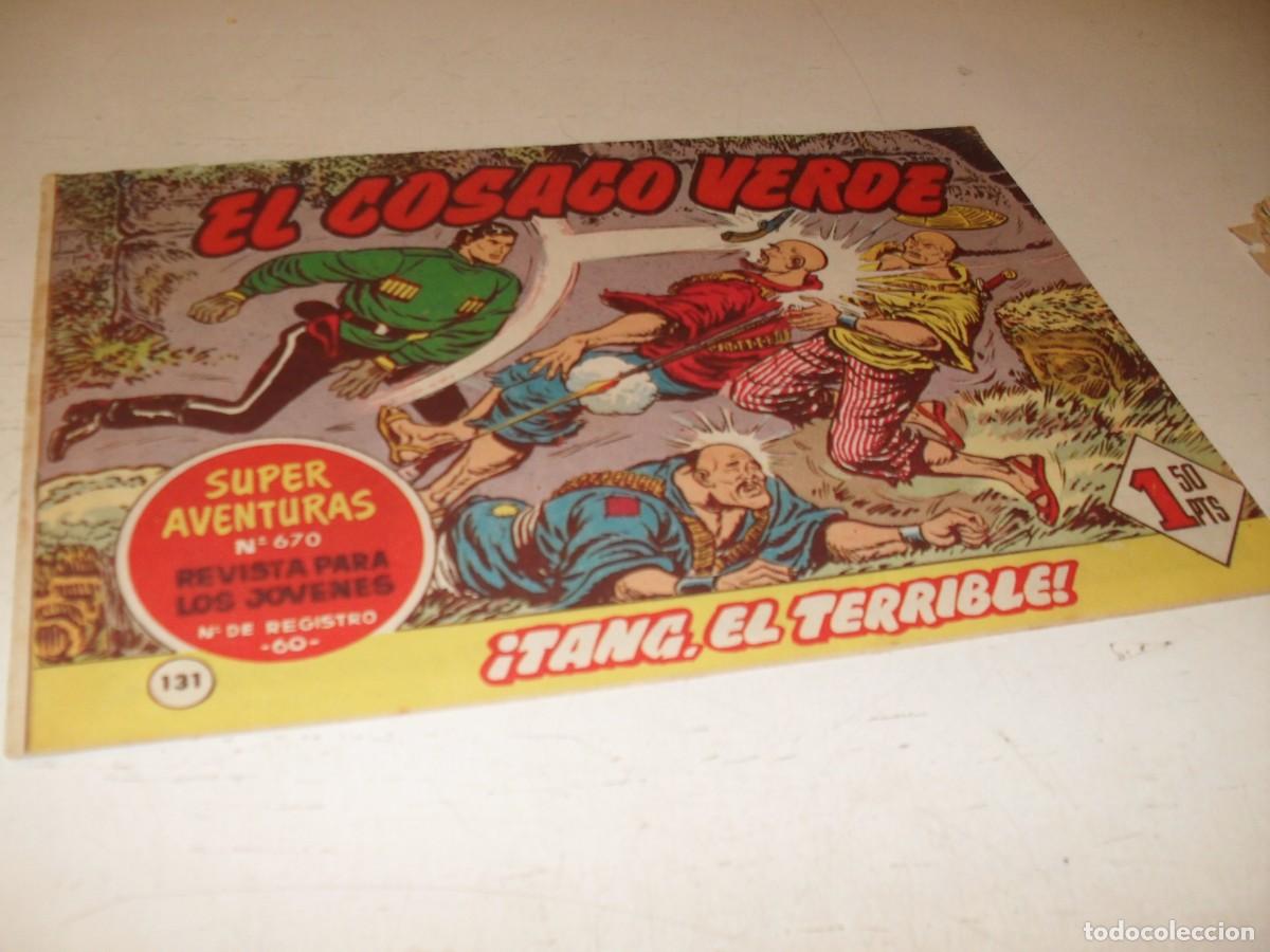 Tebeos: EL COSACO VERDE,ORIGINAL,N&ordm; 131,TANG,EL TERRIBLE&iexcl;&iexcl;,DE VICTOR MORA,DE 144.BRUGUERA,1960