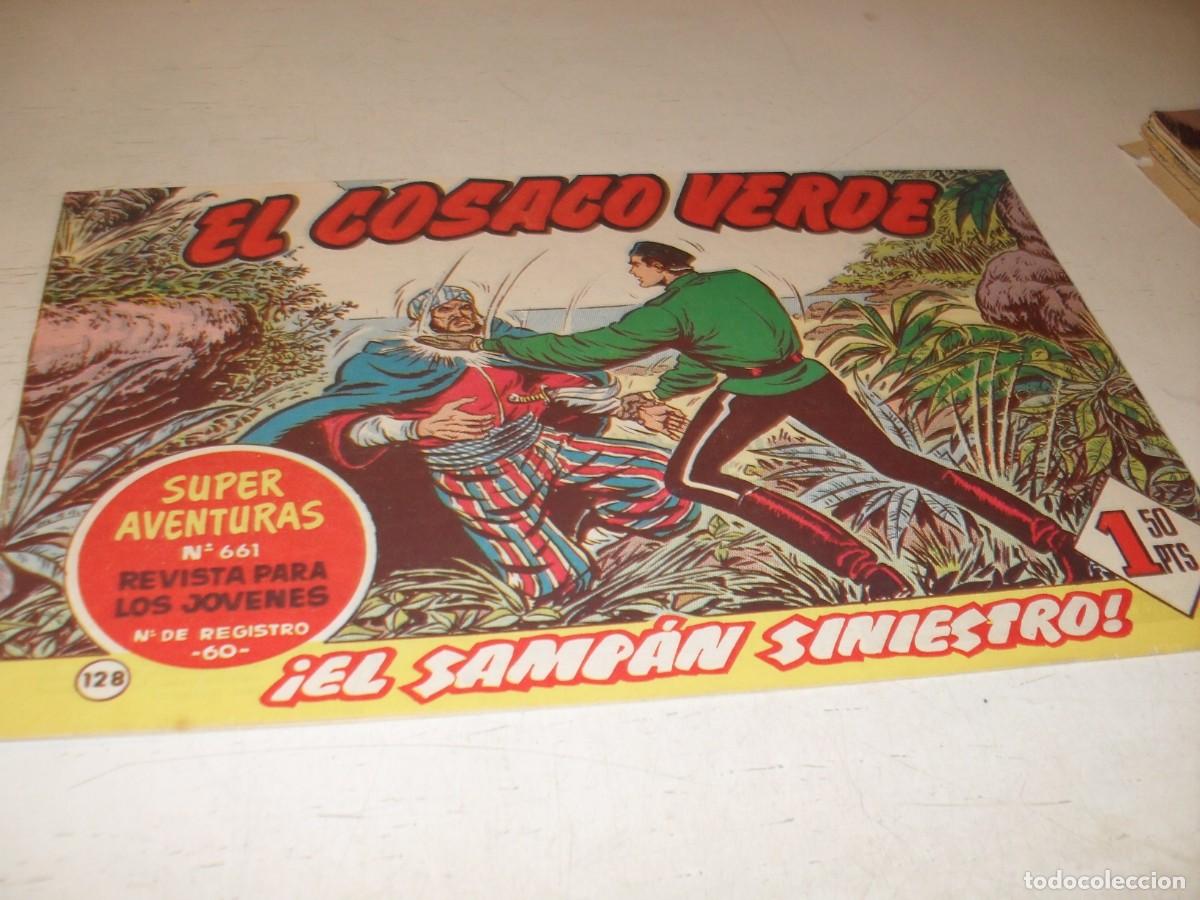 Tebeos: EL COSACO VERDE,ORIGINAL,N&ordm; 128,EL SAMPAN SINIESTRO&iexcl;&iexcl;,DE VICTOR MORA,DE 144.BRUGUERA,1960