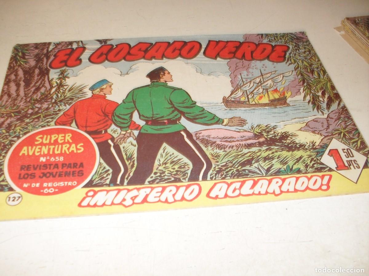 Tebeos: EL COSACO VERDE,ORIGINAL,N&ordm; 127,MISTERIO ACLARADO&iexcl;&iexcl;,DE VICTOR MORA,DE 144.BRUGUERA,1960